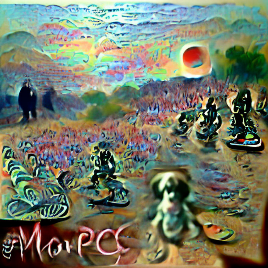 AI Generated Image of the Planet Mars