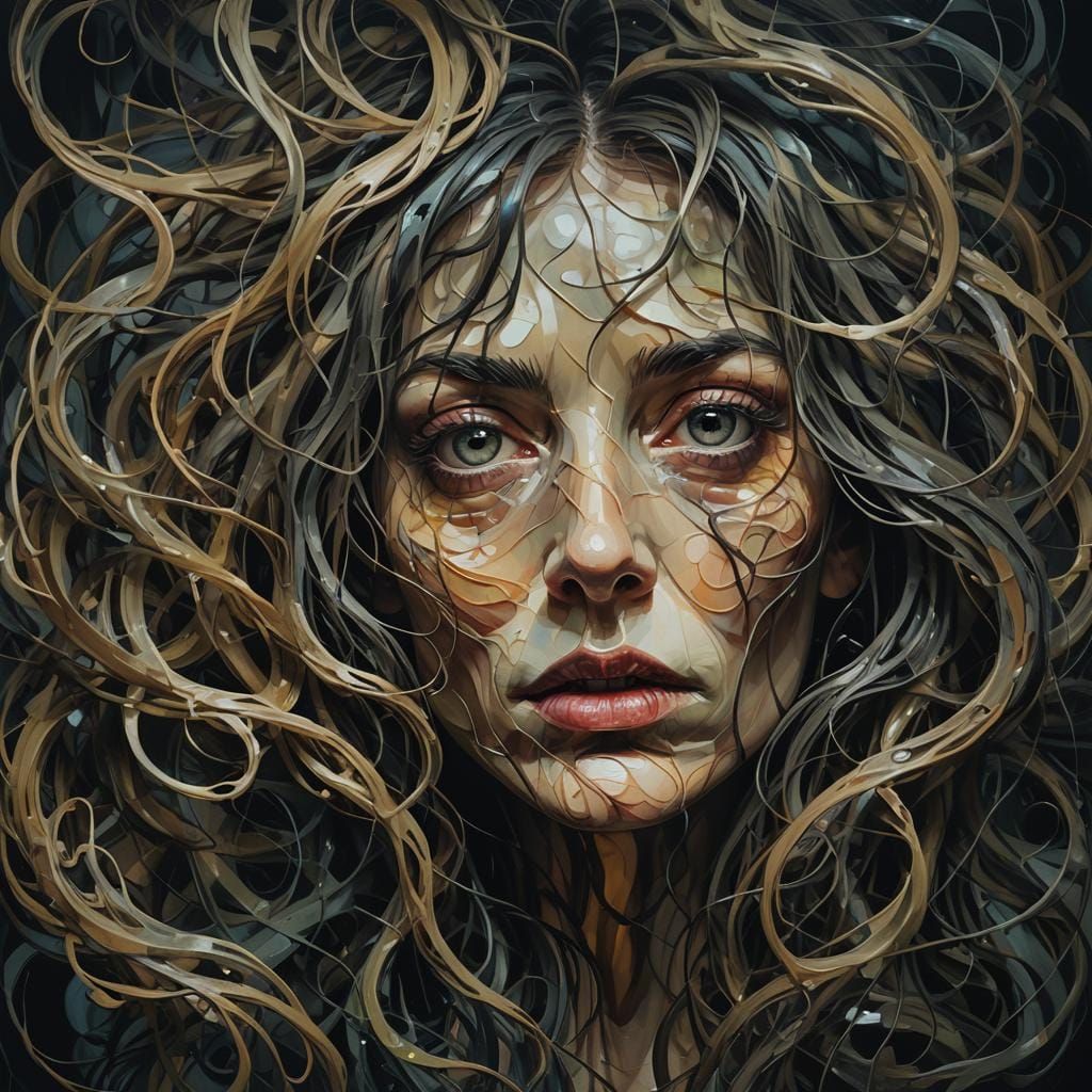 Symbolic Figure of Madness in an Artistic Masterpiece