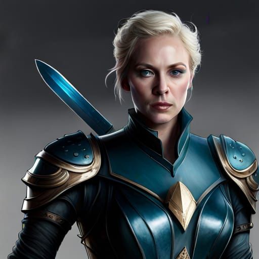 Brienne of Tarth Digital Art in 8K Resolution