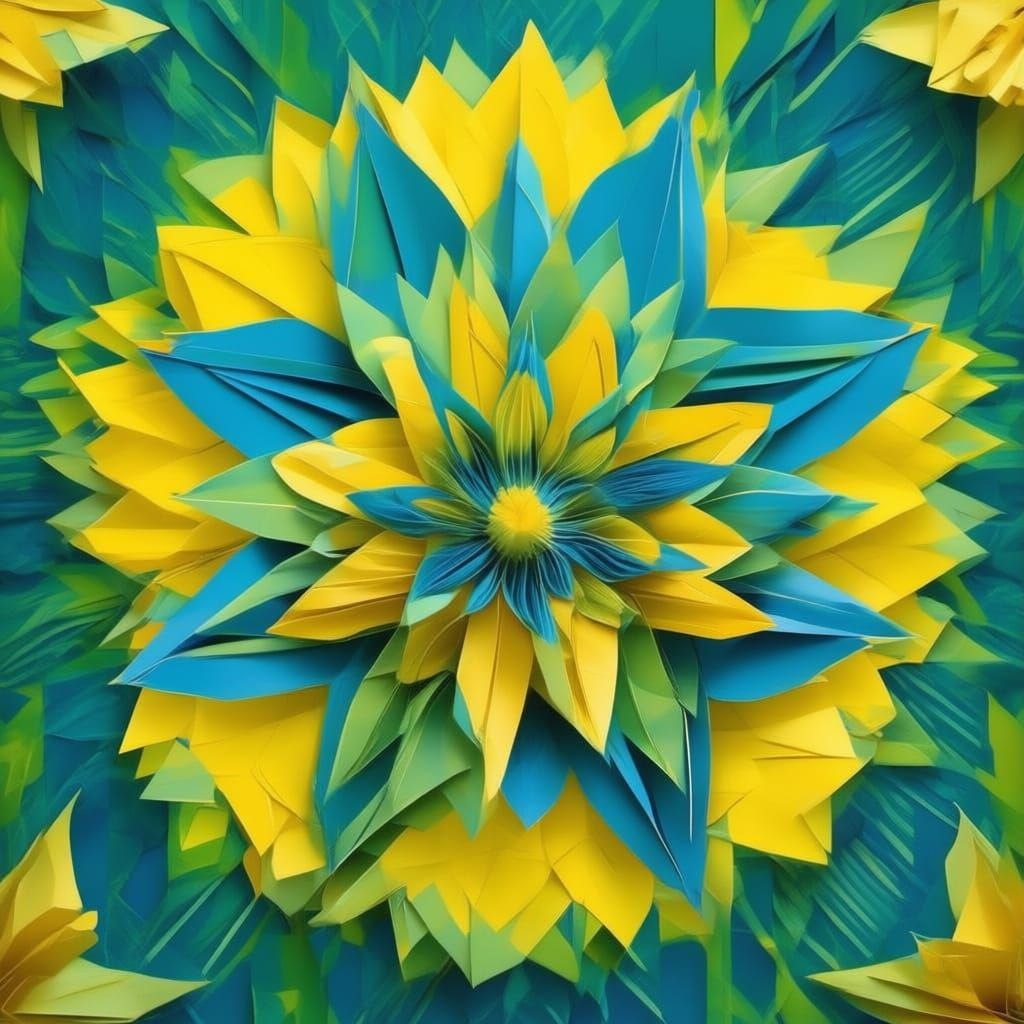 Sacred Origami Yantra: Unity of Self and Cosmos