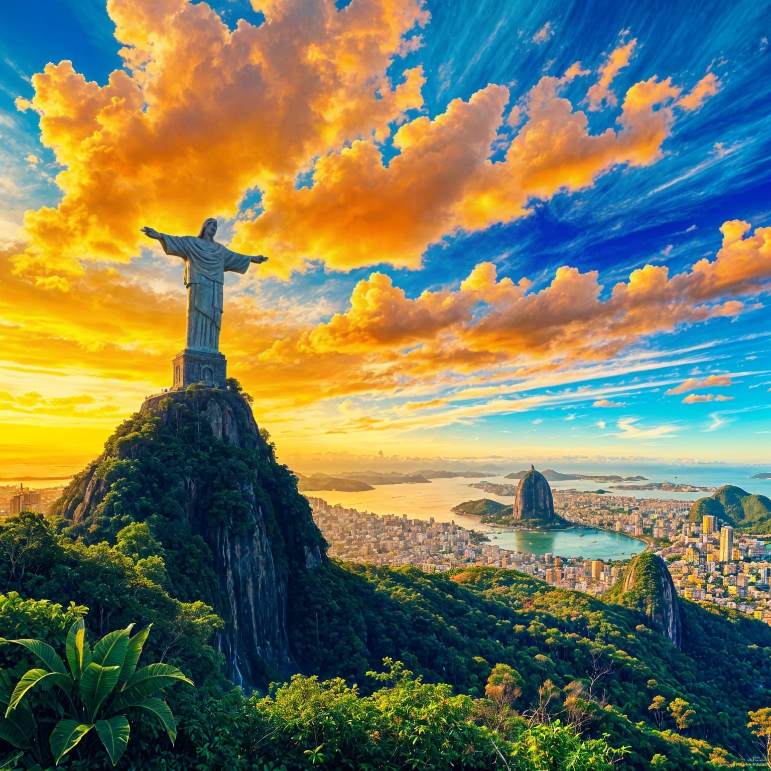 Brazilian Paradise in Vibrant Colors