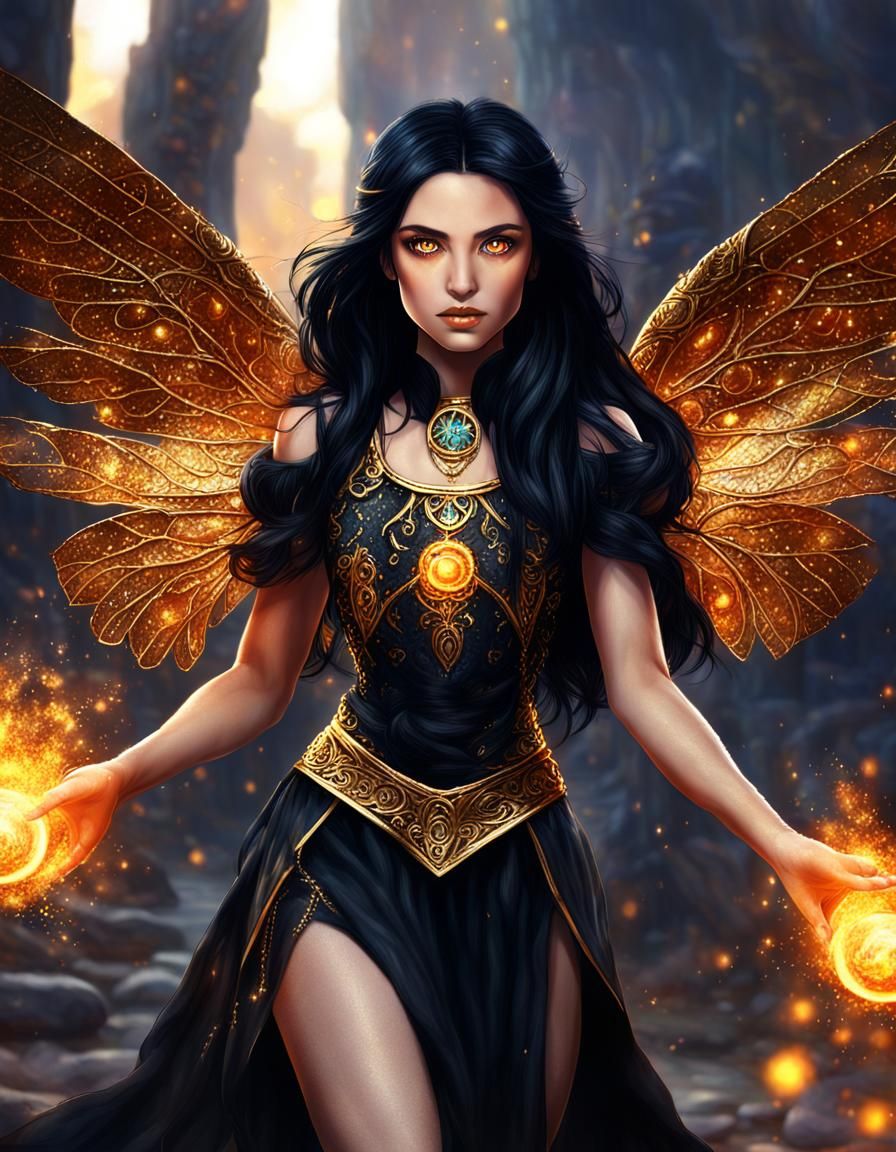 Fantasy High Fae with Combustion Magic