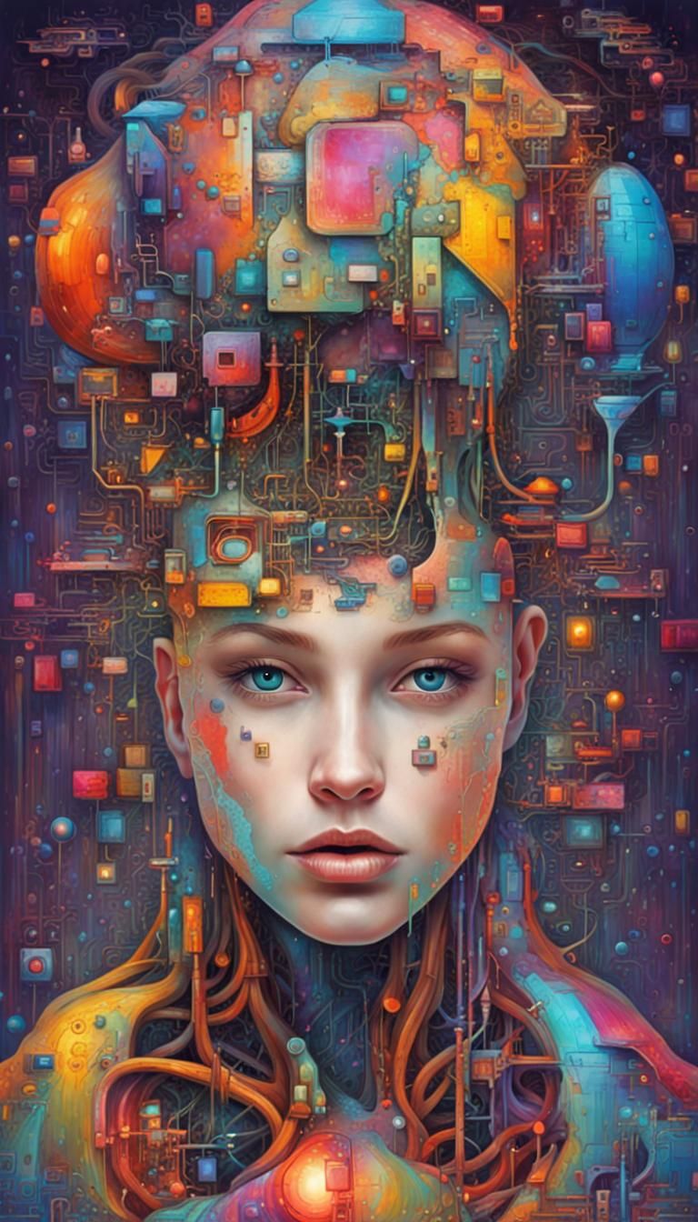 AI's Soul: A Colorful, Detailed Revelation