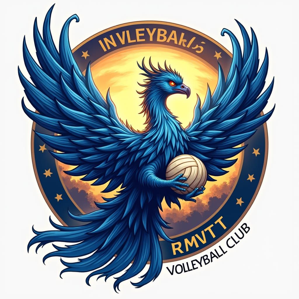Phoenix Logo for RMUTT Volleyball Club
