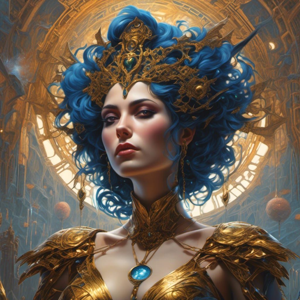 Widow with New Heart: Detailed Matte Painting