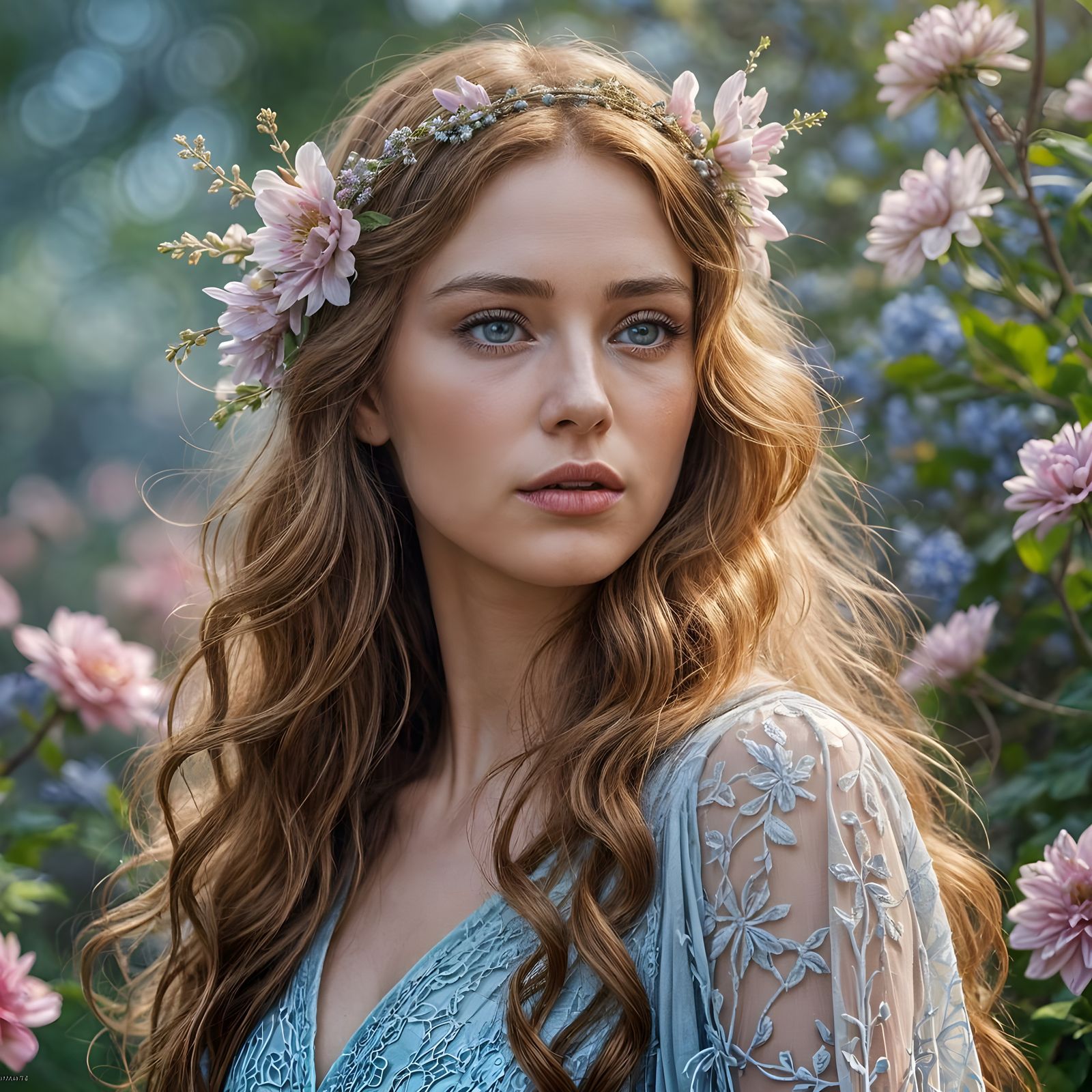 Ethereal Muse of Chaos and Beauty