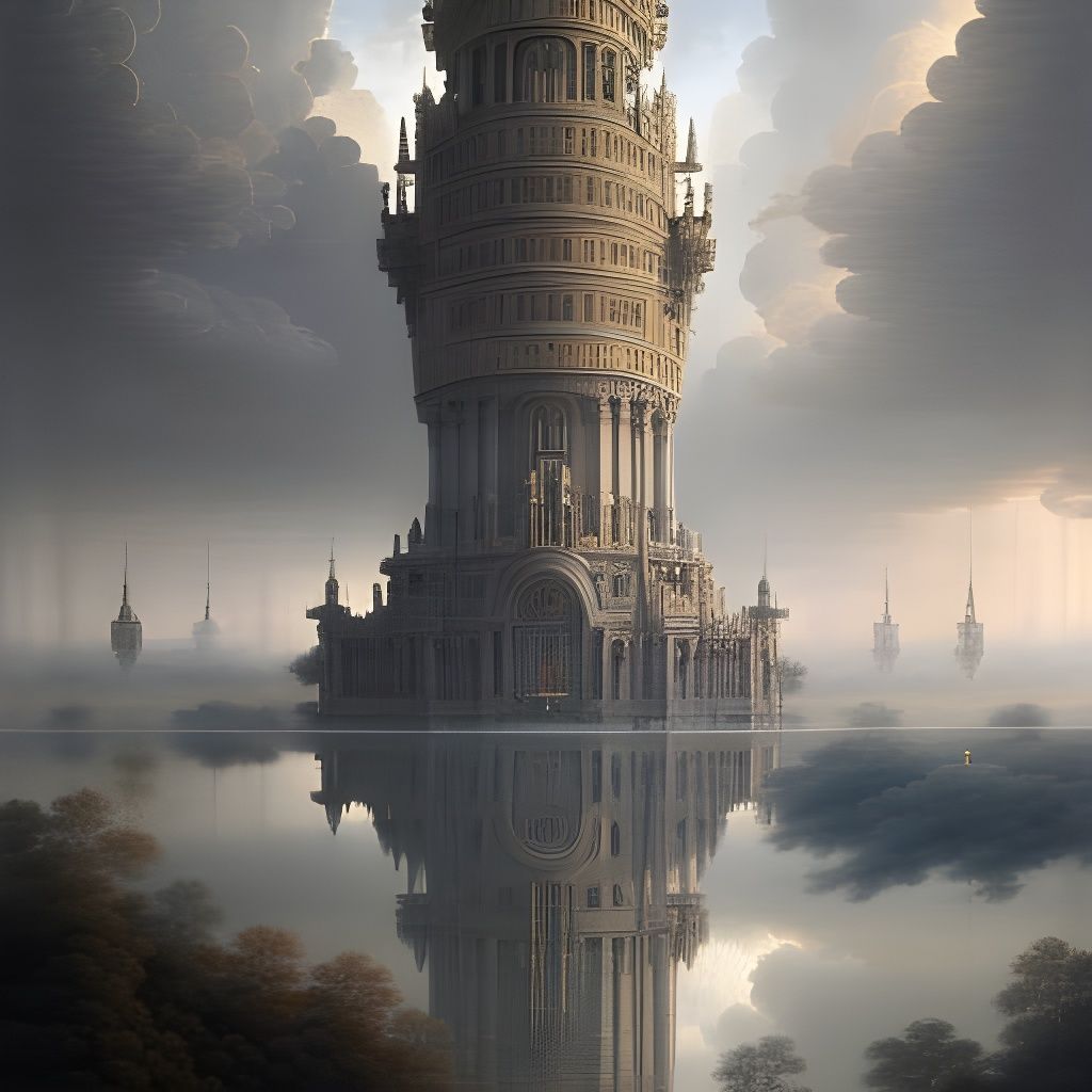 Cloud Kingdom Architecture Inspired by Canaletto