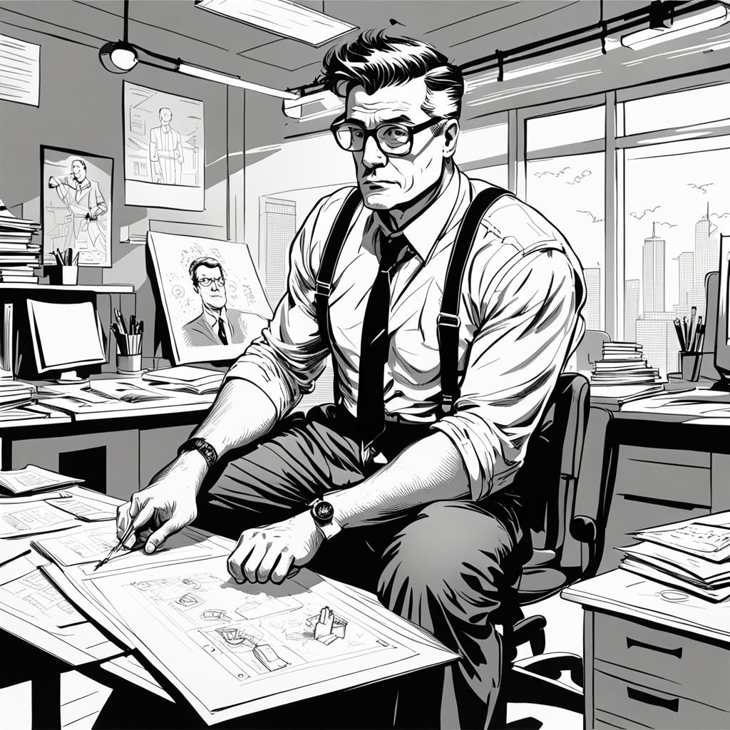 Daydreaming Superhero: Office Fantasy Realized