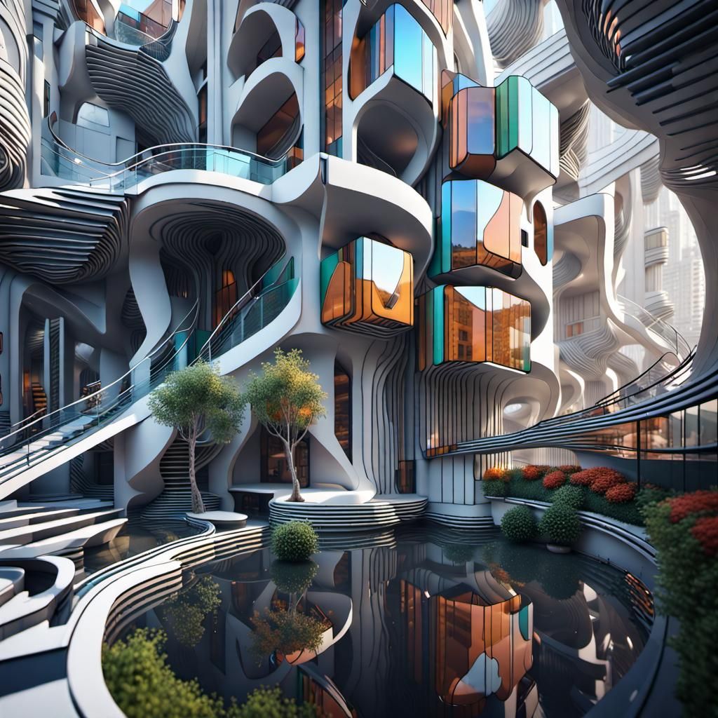 Futuristic Cityscape: Organic Architecture in Unreal Engine ...
