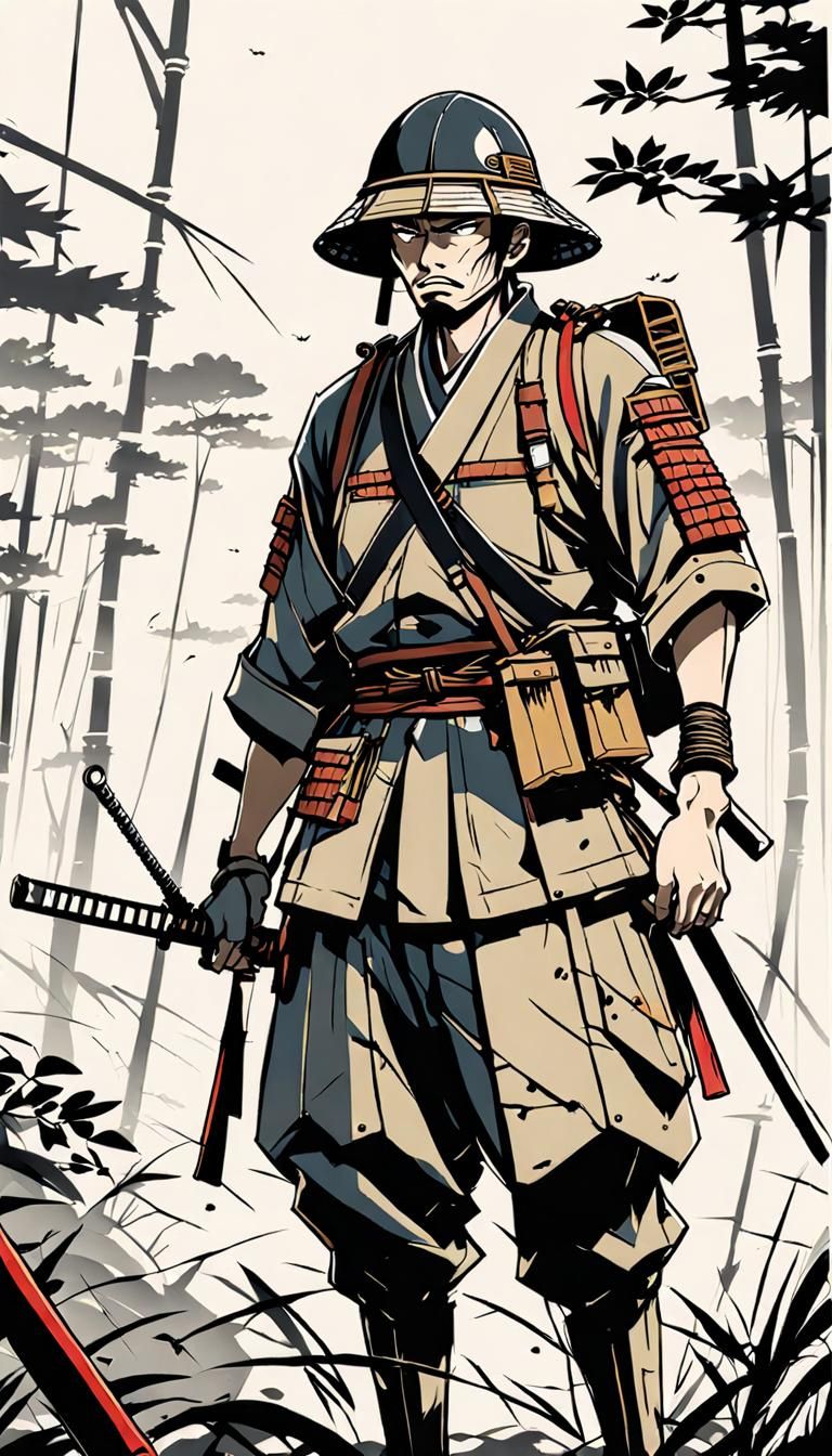 Anime Samurai Guerrilla: A WWII Forgotten Soldier