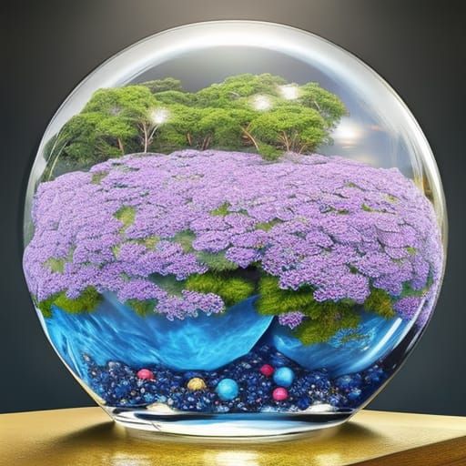 Photorealistic Jar of Marbles in 8k Resolution