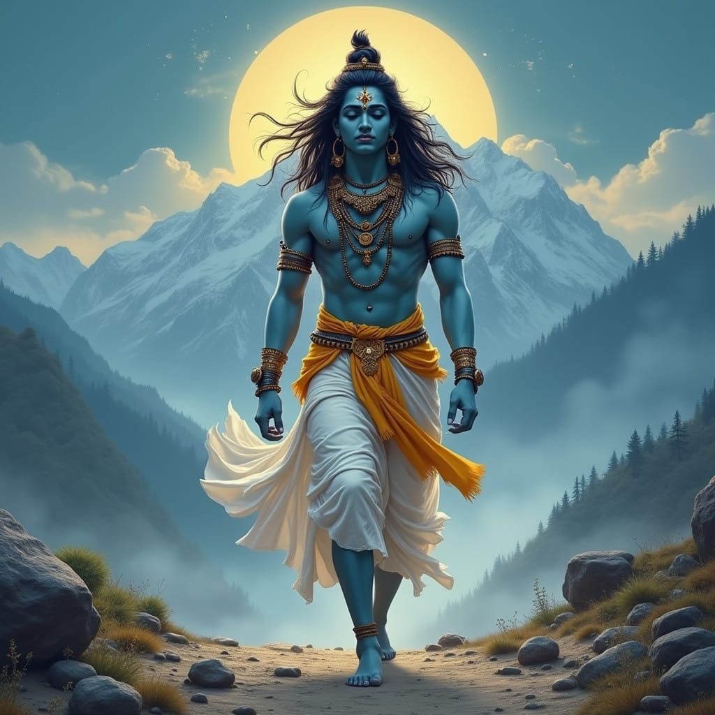Lord Shiva Embarks on a Spiritual Sojourn