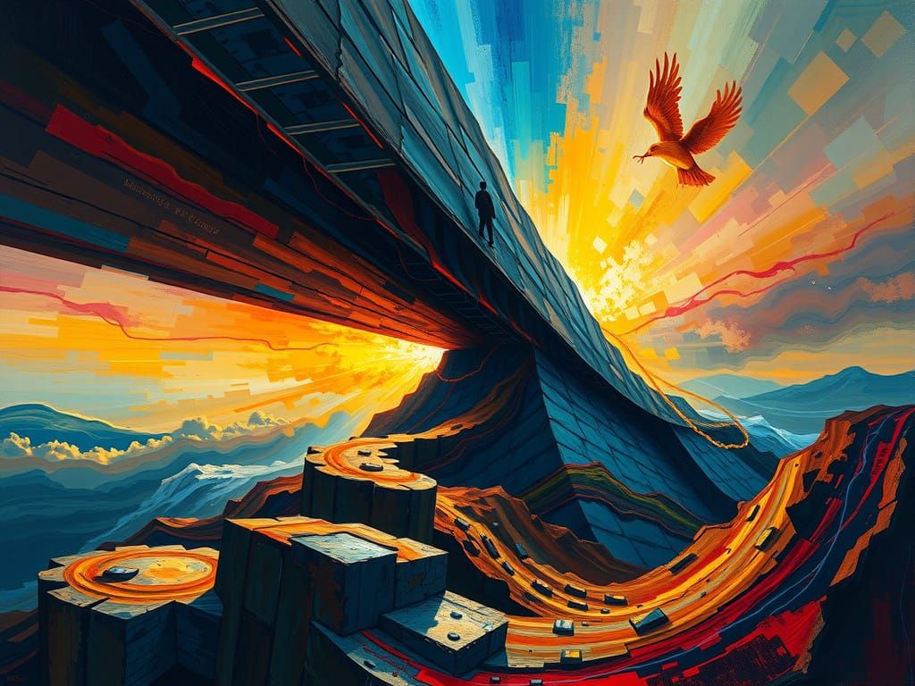 Hyper Realistic Abstract Art To The End Of Time