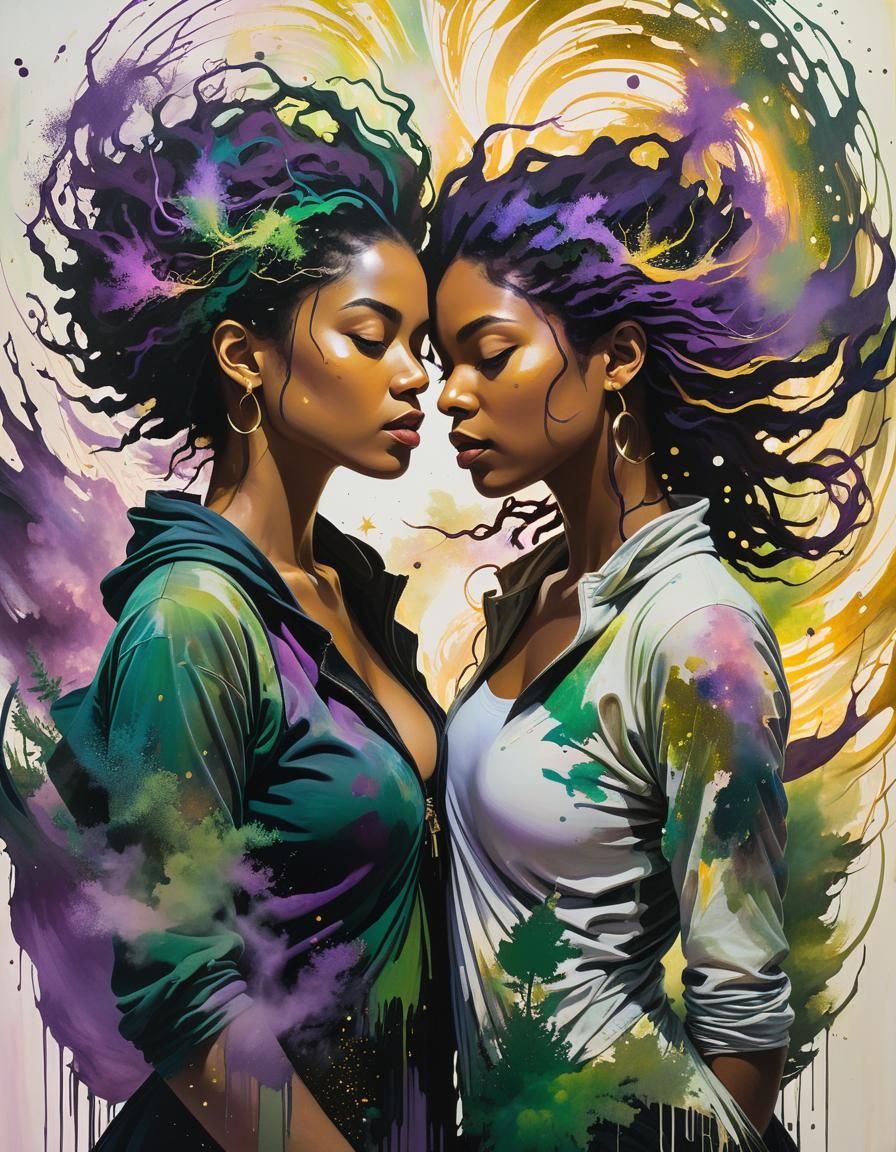 Dynamic Fantasy Art with Mystical Energy