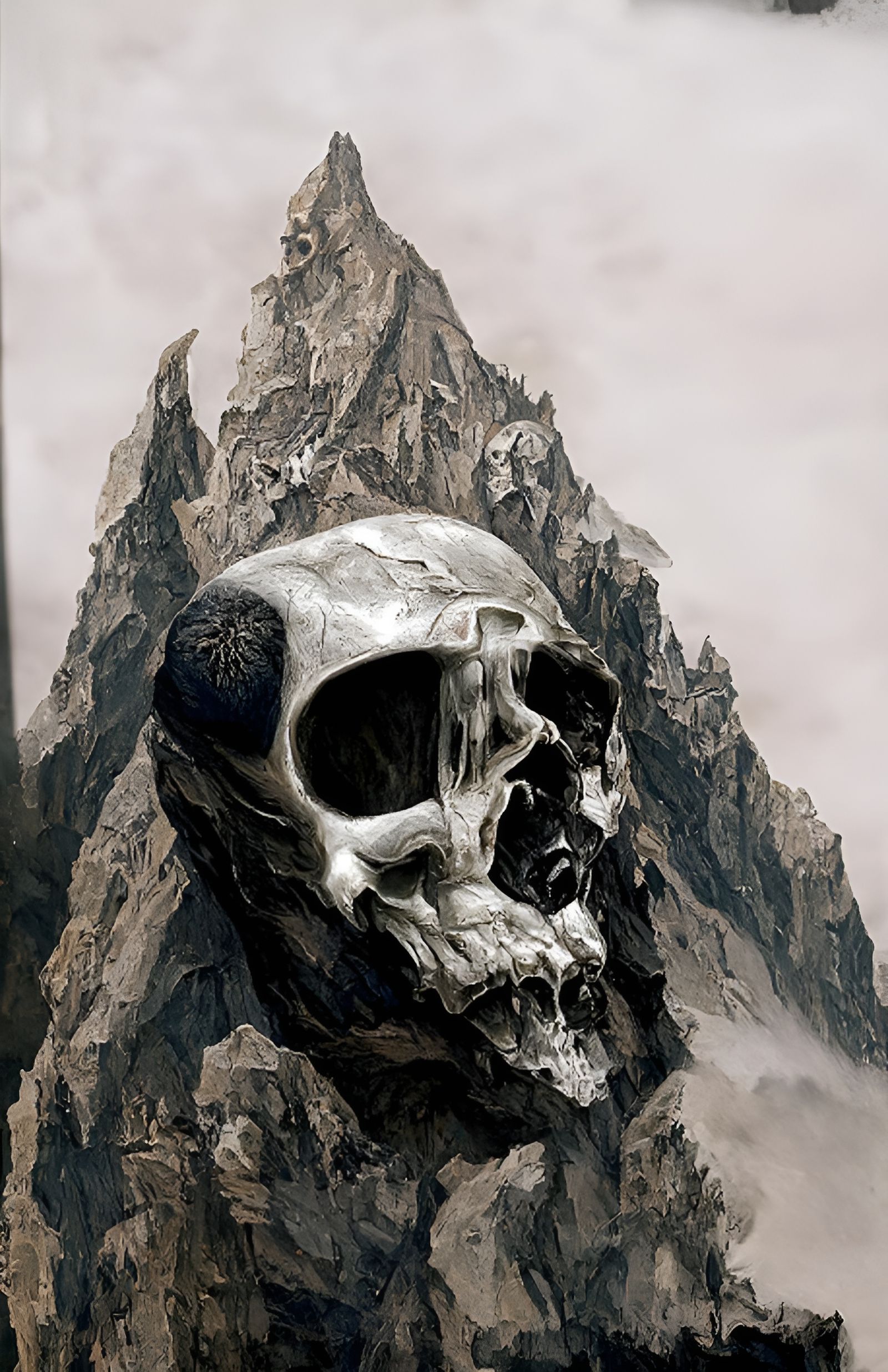 Skull Mountain: Sci-Fi Horror Concept Art