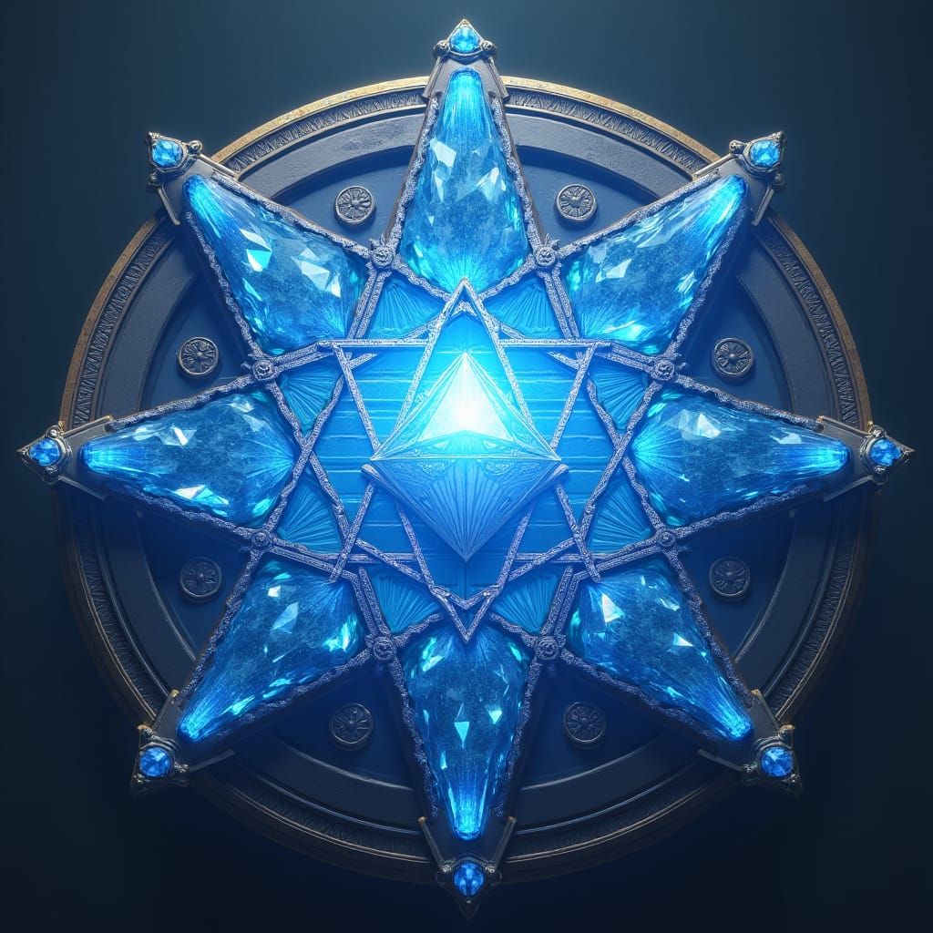 Mystical Star of David with Metatron Cube