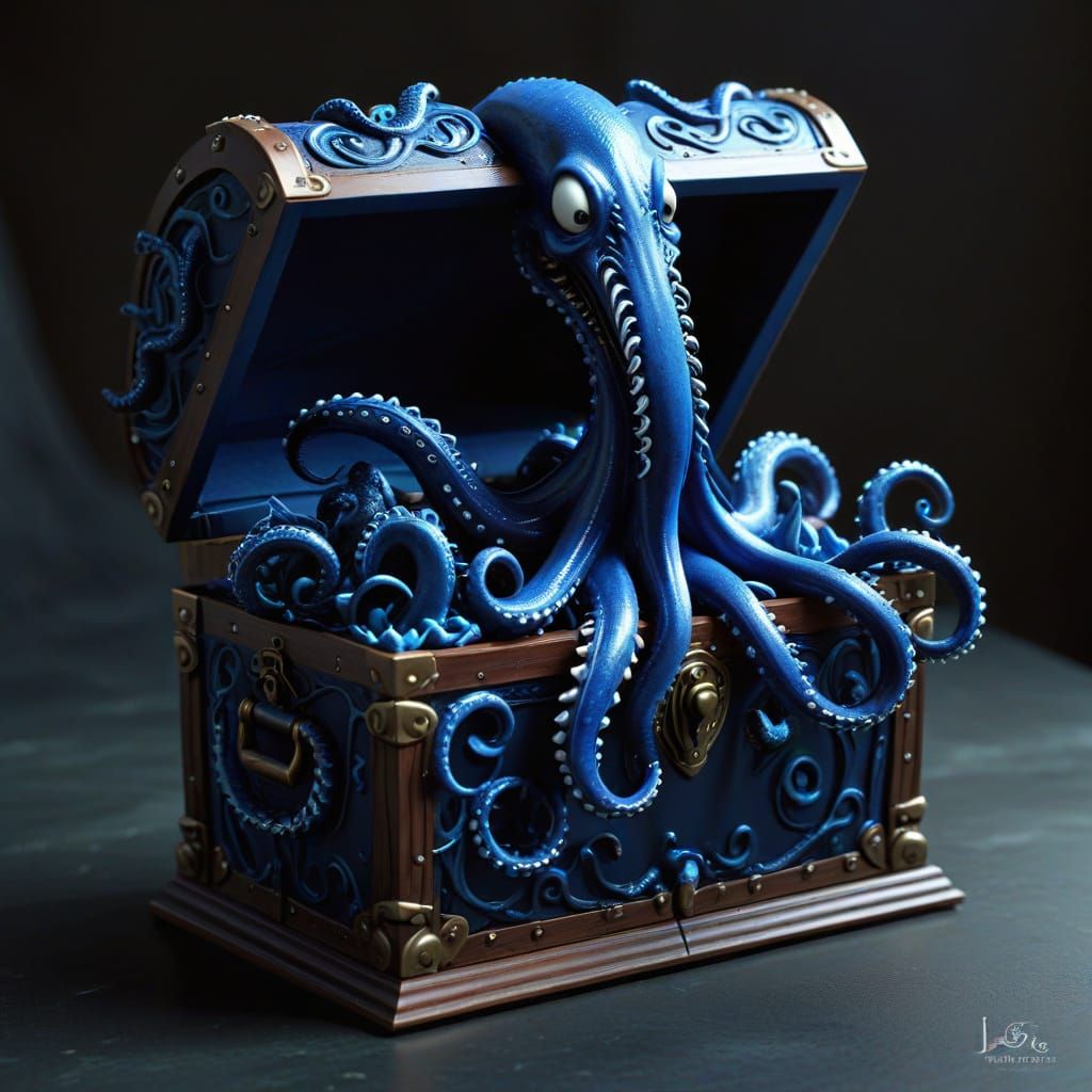 Cyberpunk-Style Monster Mimic-Treasure-Chest Reveals Dark Se...