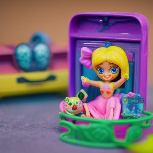 80s Toys: Polly Pocket and Monster Lagoon