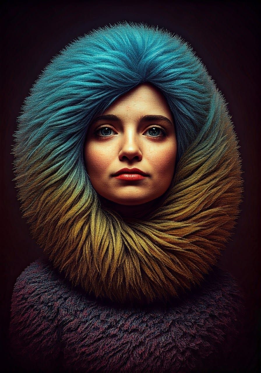 3D Shadow Spiral in Contemporary Acrylic Style