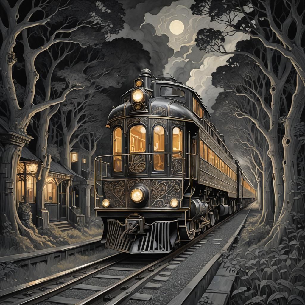 A german ghost train