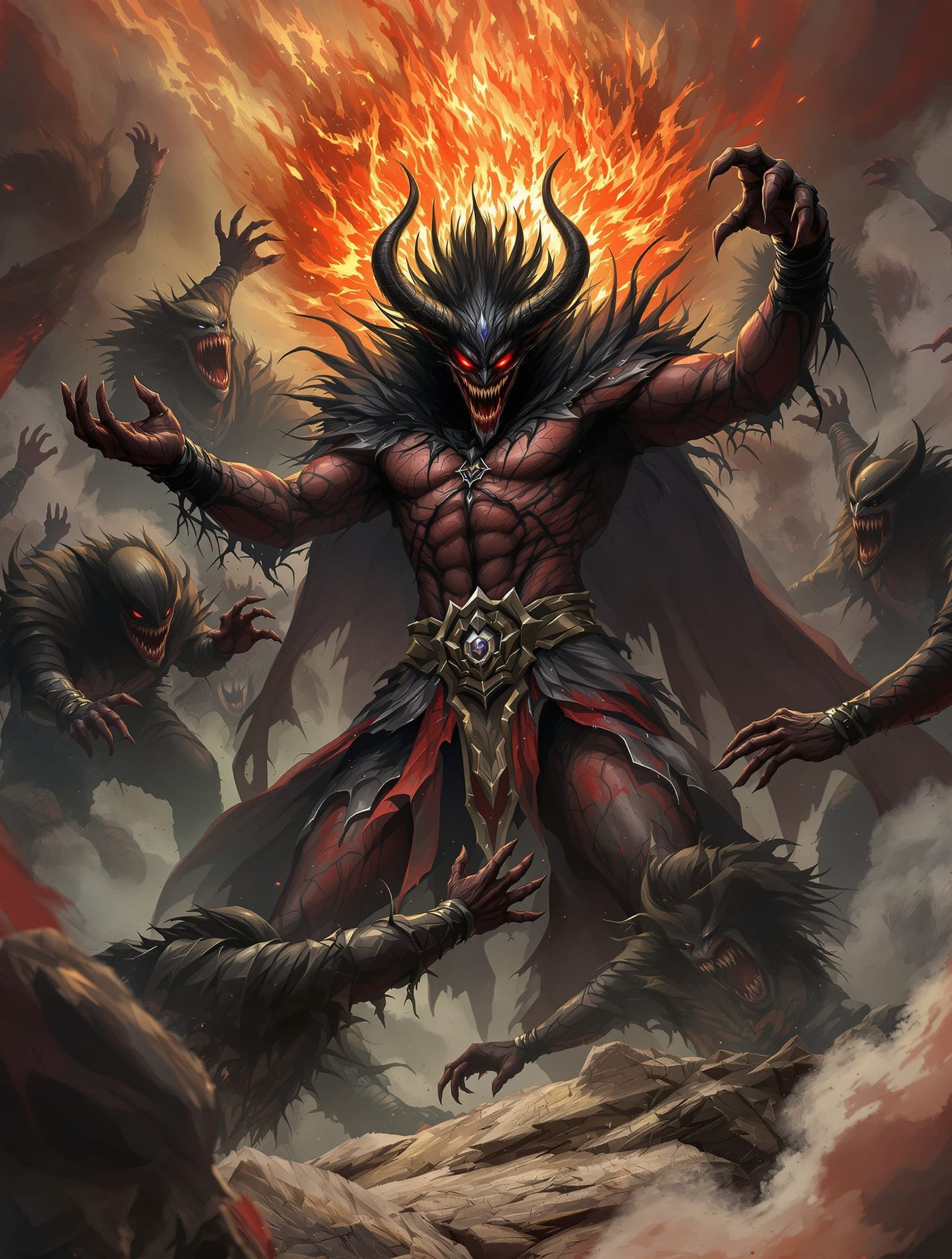 Demon King Overwhelmed by Gloating Enemies