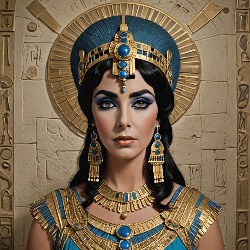 Elizabeth Taylor as Cleopatra