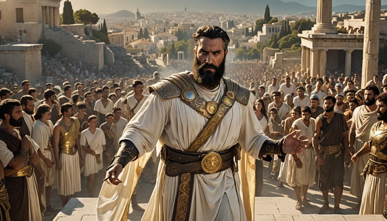 Steampunk Greek Commander Inspires Rebellion