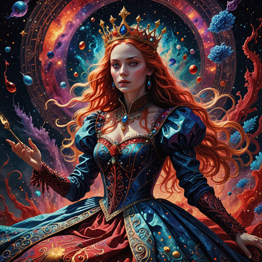 Alice in Cosmic Majesty, a Dreamlike Astral Realm