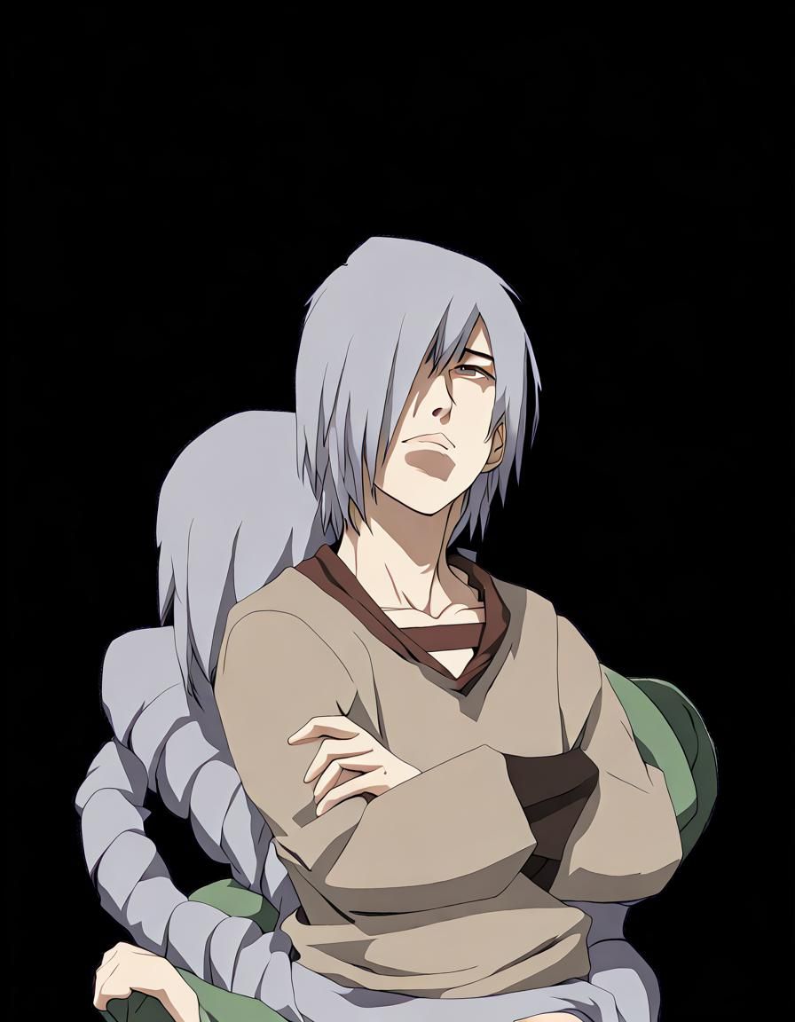 Detailed Anime Portrait of Young Man in Kishimoto Style