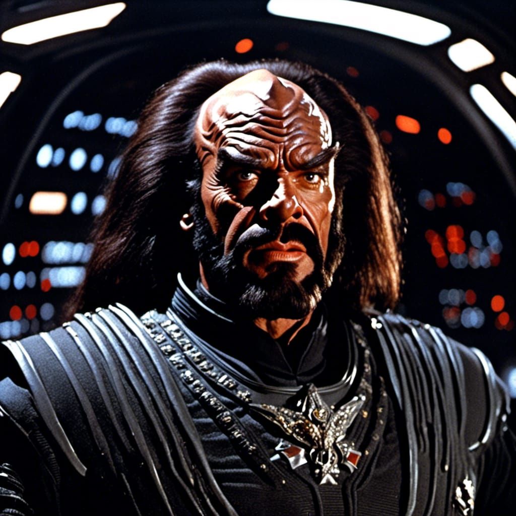 Klingon Officer Portrait in Cinematic Lighting