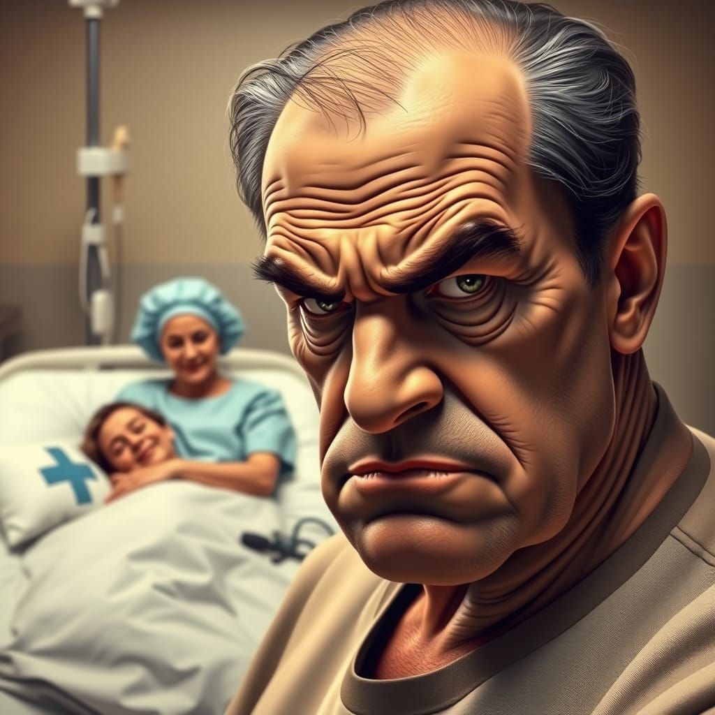 Mid-Century Portrait: Stern Father and Content Mother