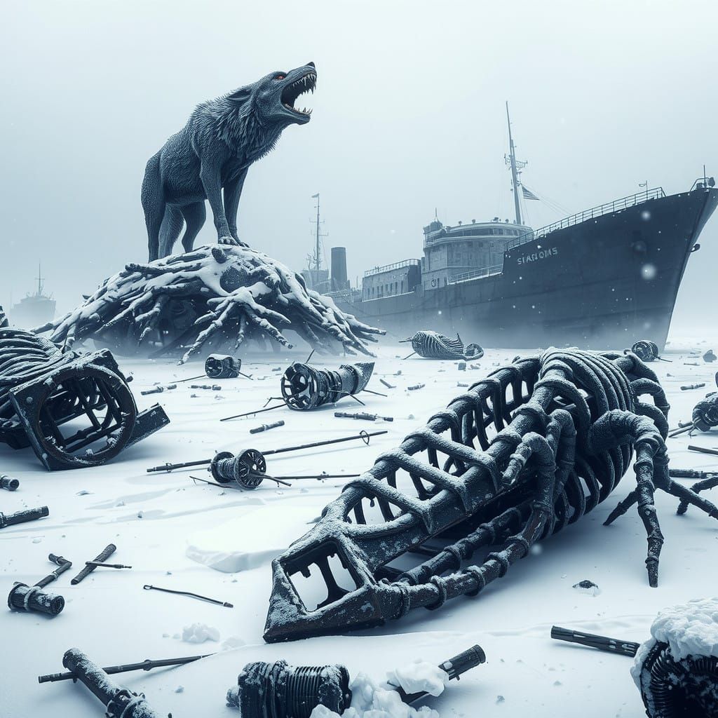 Post-Apocalyptic Winterlands of a Barren Ocean