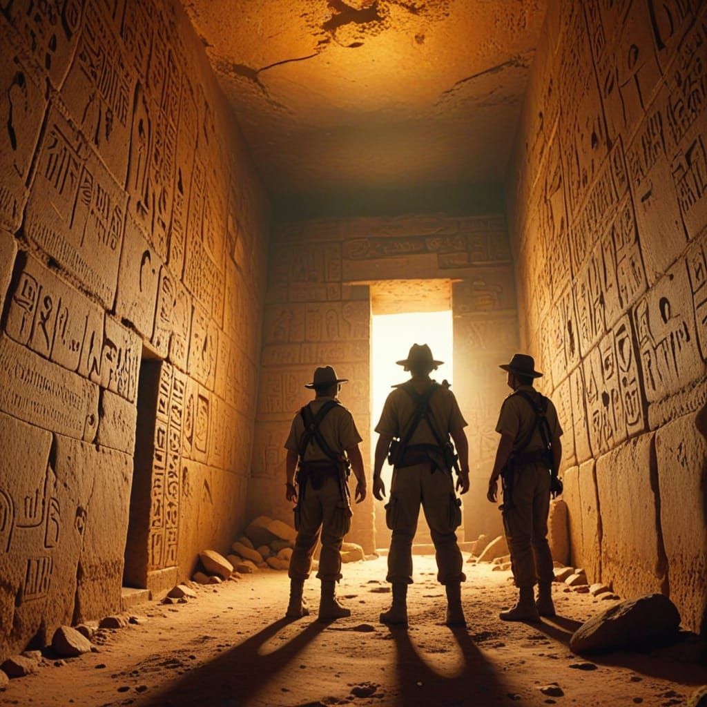 Archaeologists Discover Hidden Pyramids Chambers in Golden L...
