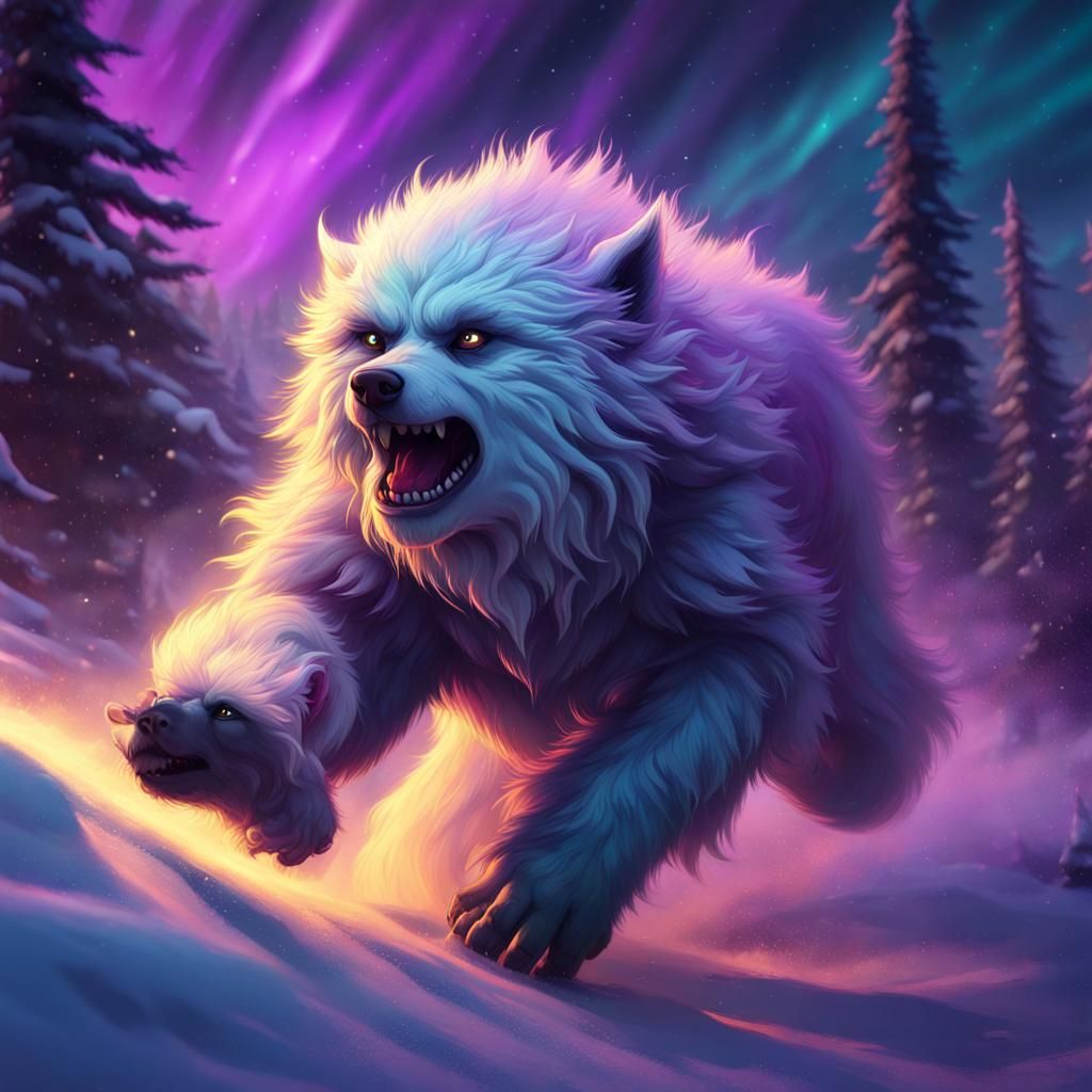 Yeti's Flight: A Dark Fantasy Under Northern Lights