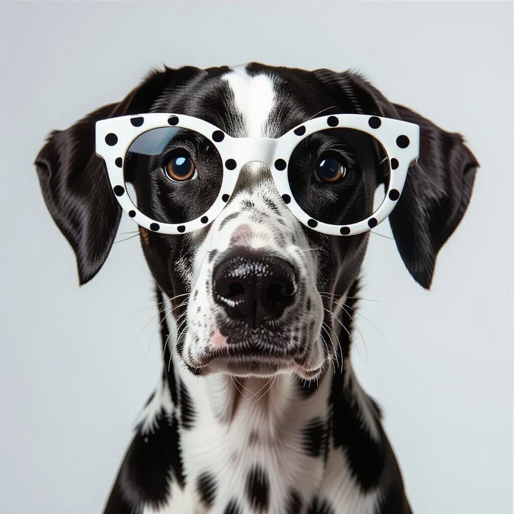 Dalmatian Dog Editorial in High-Key Lighting