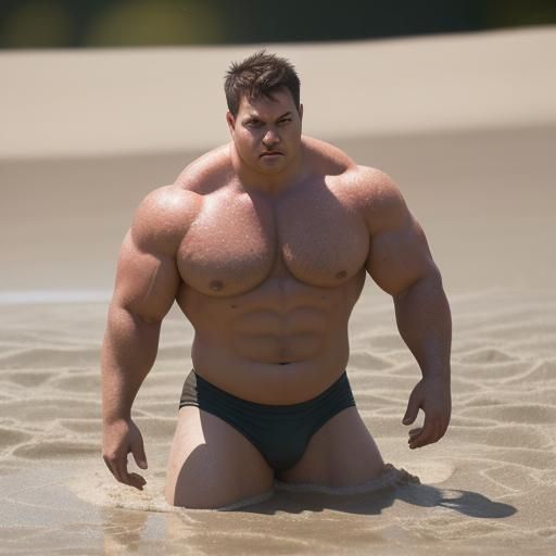 Man Trapped in Quicksand: Professional Photography