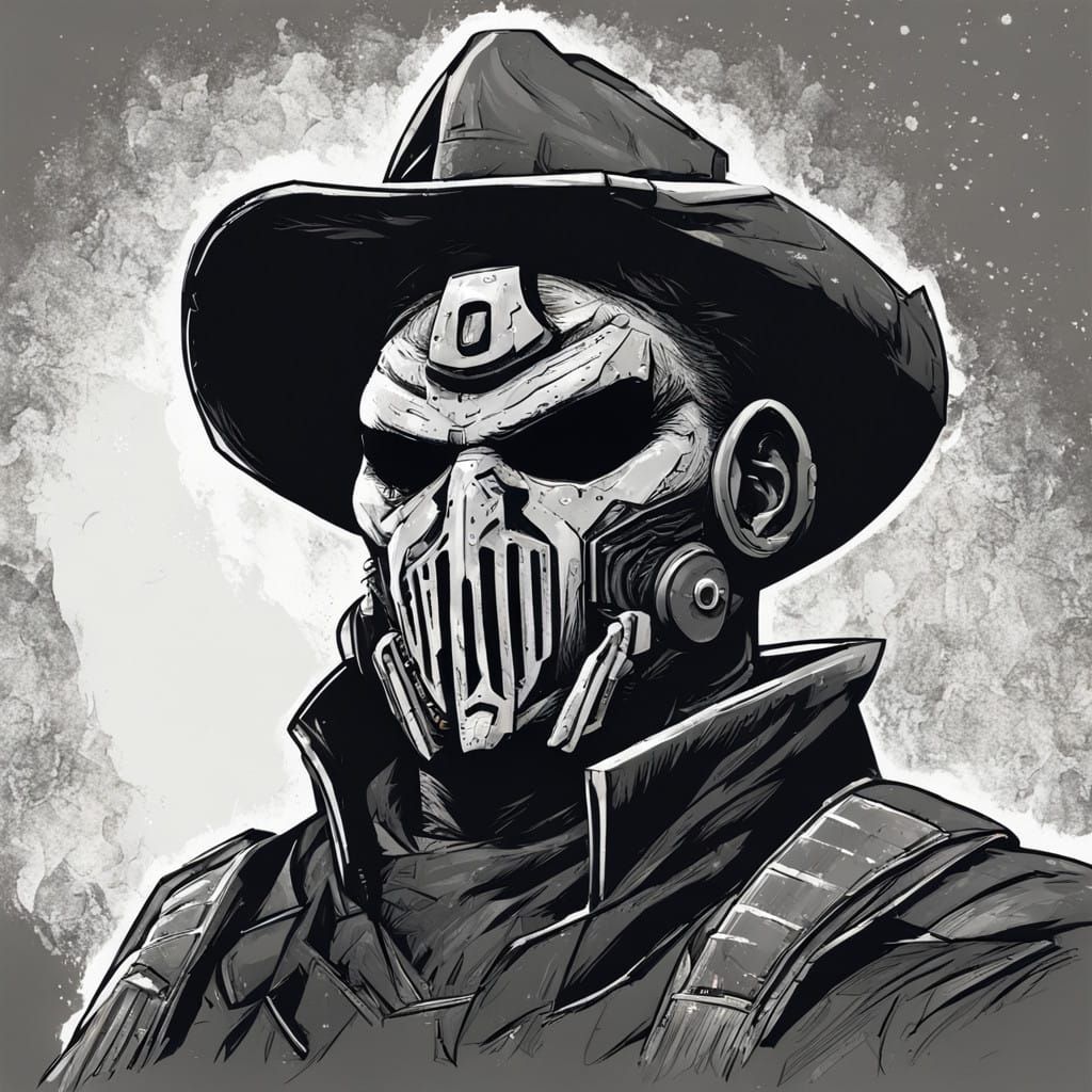 Gritty Noir Orc Vigilante