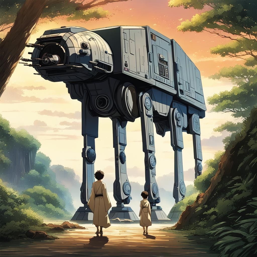 Star Wars Reimagined as Studio Ghibli Anime