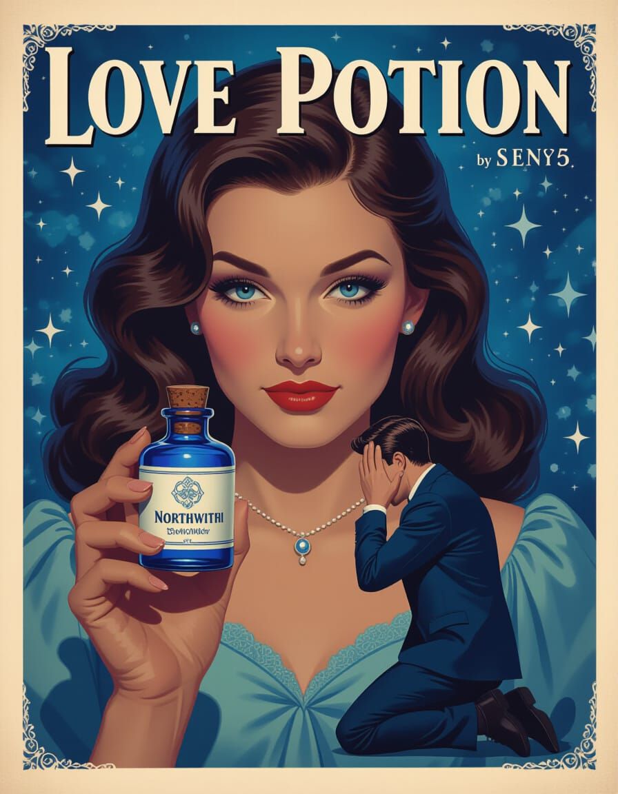 Vintage Love Potion Magazine Ad