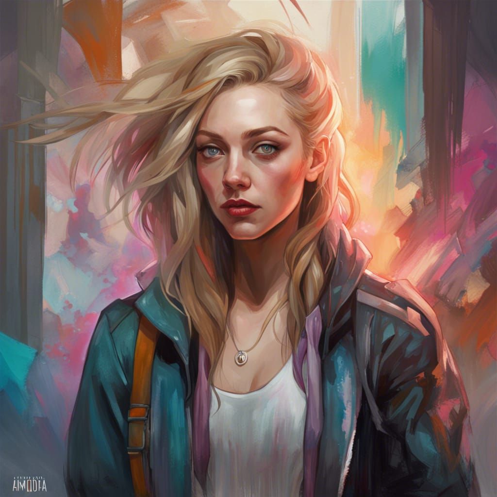 Punk Rock Receptionist: Hyperdetailed 8k Portrait