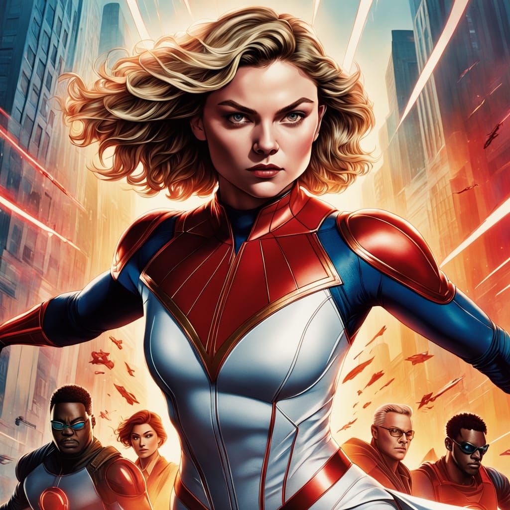 Camren Bicondova as Power Girl: A Blonde Kryptonian Superher...