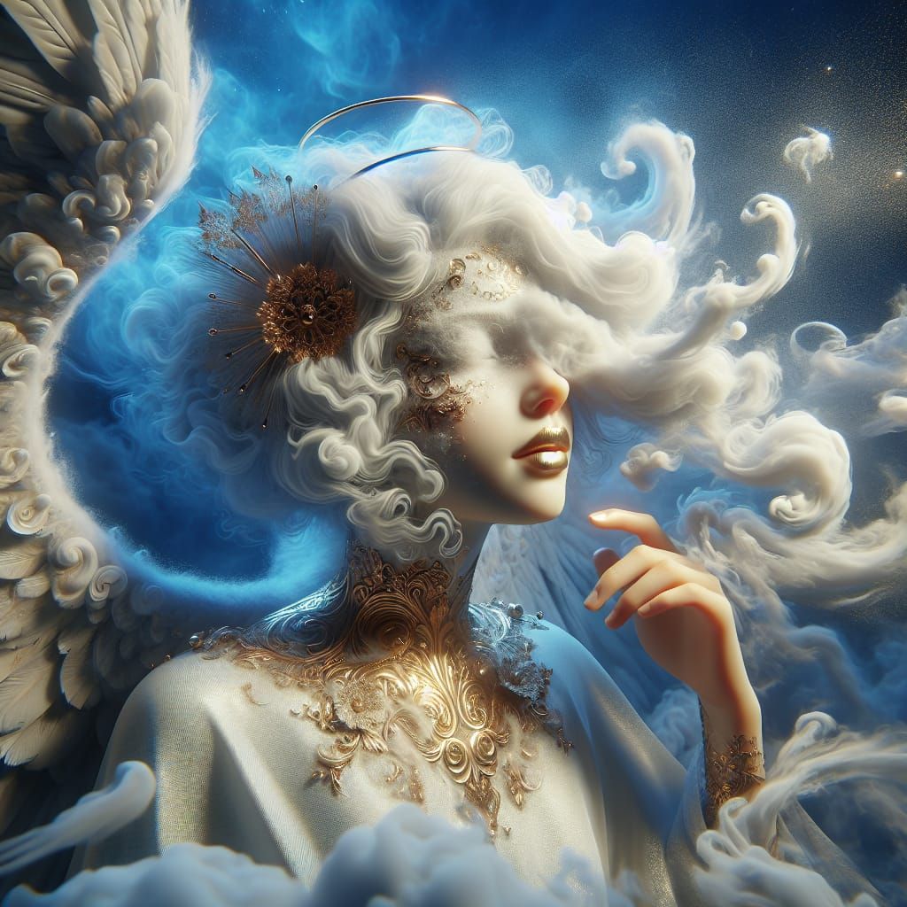 Radiant Angel in Divine Light