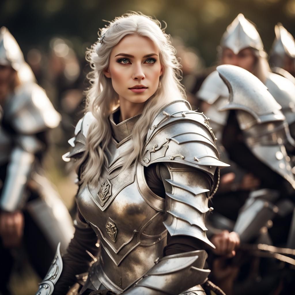 Elf Maiden Leads Army into Battle: Photography