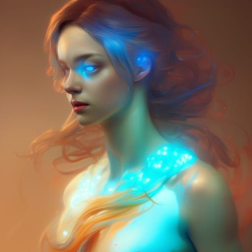 Hyperdetailed Merman Concept Art in 8k