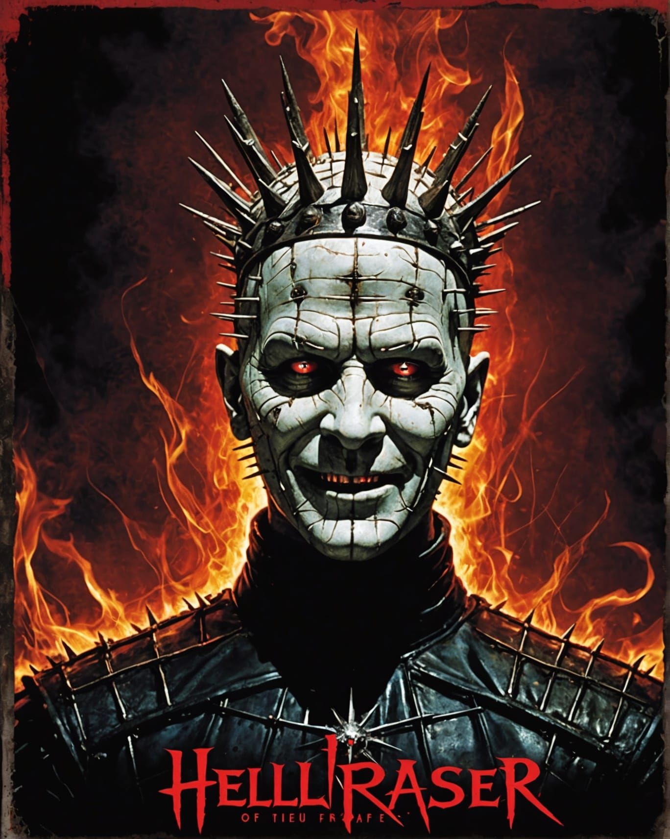 Hellraiser's Pinhead: A Haunting Movie Poster