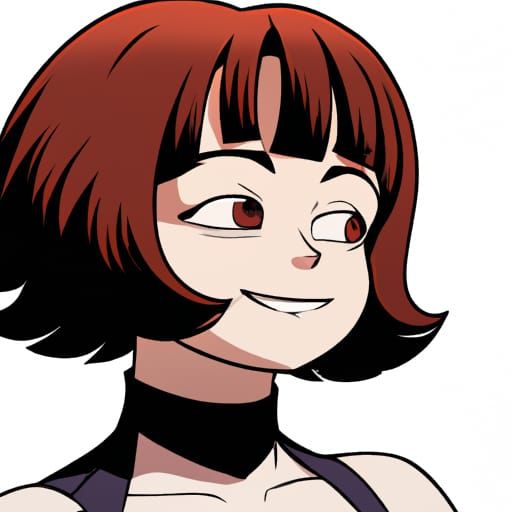 Ochako Uraraka in Bruce Timm Comic Style