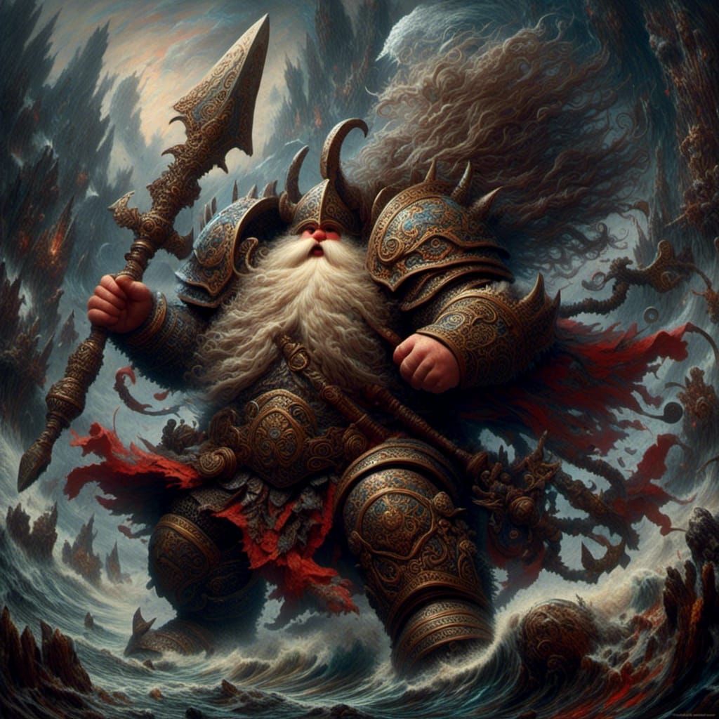 Epic Fantasy Landscape Scene