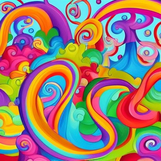 Monkey in Candyland: Gouache Art