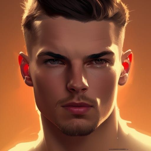 Hyperdetailed Portrait of Max Verstappen