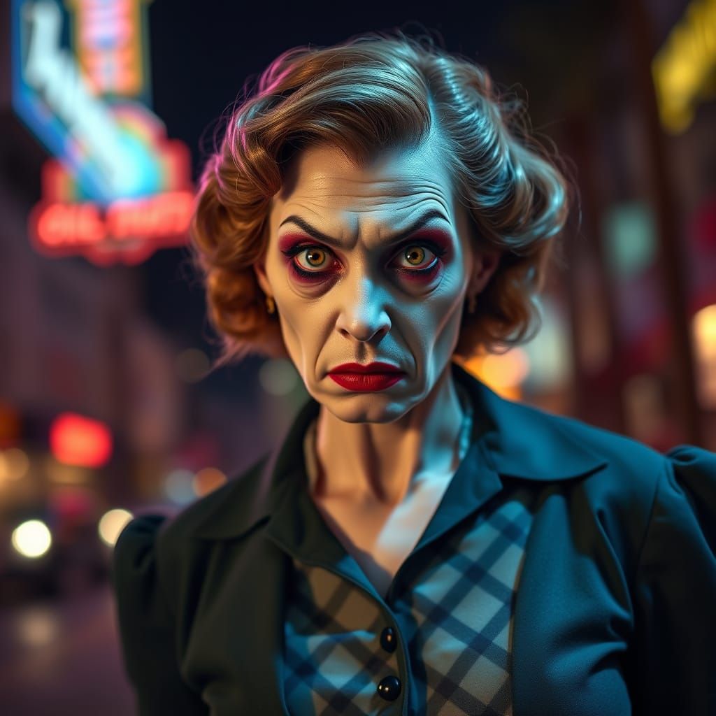 Nosferatu Vampire Housewife in LA: Photography Portrait